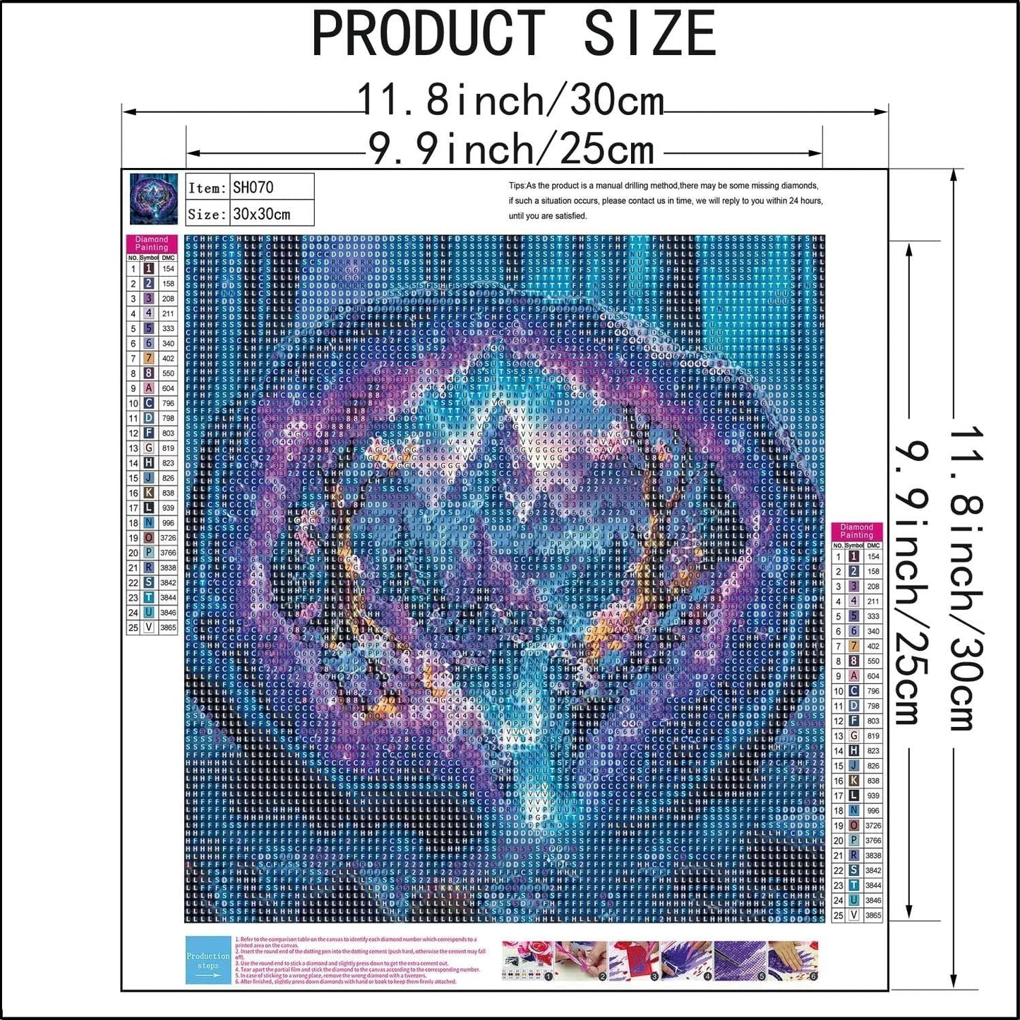 Waterfall Diamond Painting Kits for Adults,Crystal Forest Iandscape 5D Diamond Art Kits for Beginners, DIY Full Drill Scenery with Gem Art Home Wall Decor12X12Inch