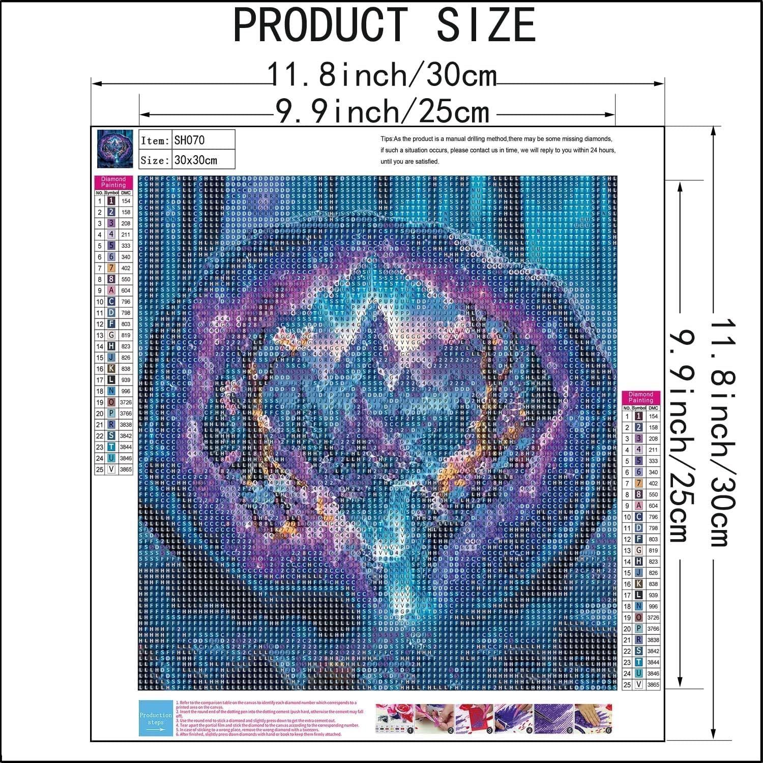 Waterfall Diamond Painting Kits for Adults,Crystal Forest Iandscape 5D Diamond Art Kits for Beginners, DIY Full Drill Scenery with Gem Art Home Wall Decor12X12Inch